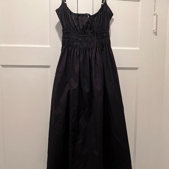 Ciao Lucia Gabriela Black Cotton Dress - Picture 3 of 4